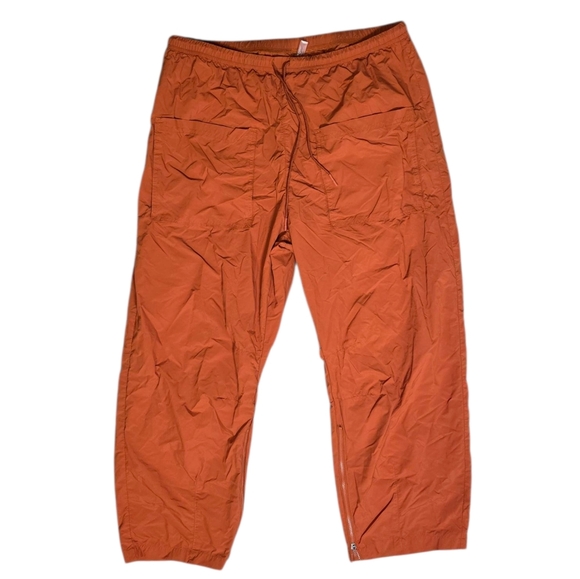 Free People Movement Fly By Night‎ Pants Rust Orange Women's Size Large Pockets - Picture 3 of 8